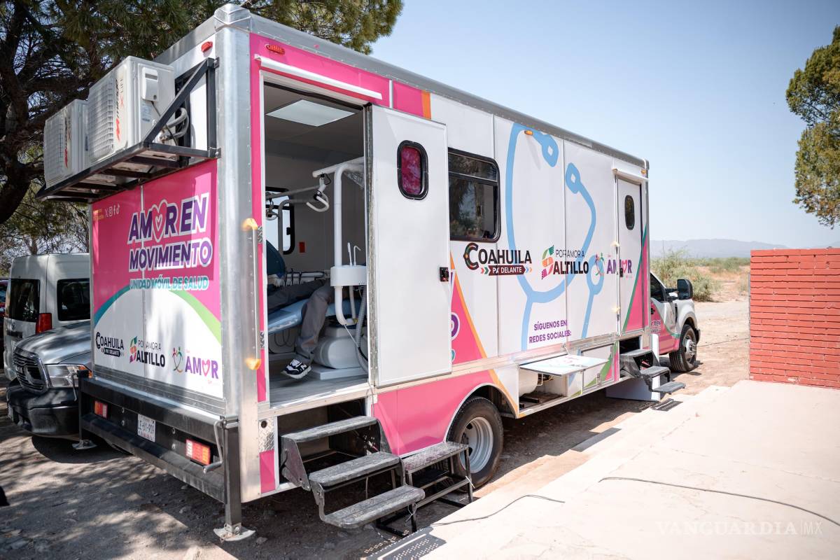 $!La unidad móvil del DIF Saltillo ha recorrido escuelas, colonias y ejidos con servicios médicos gratuitos durante su primera semana.