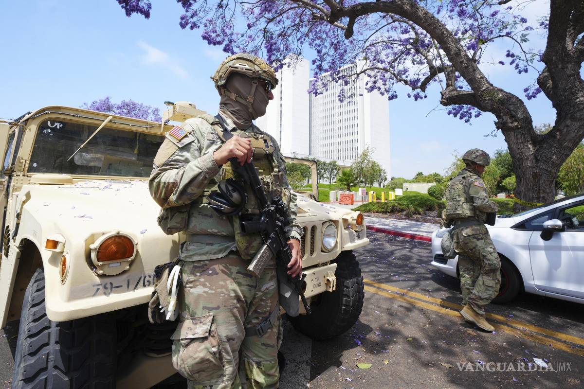 $!“Si no hubiera enviado al ejército a Los Ángeles, esa ciudad estaría ardiendo en este momento”, afirmó Kristi Noem