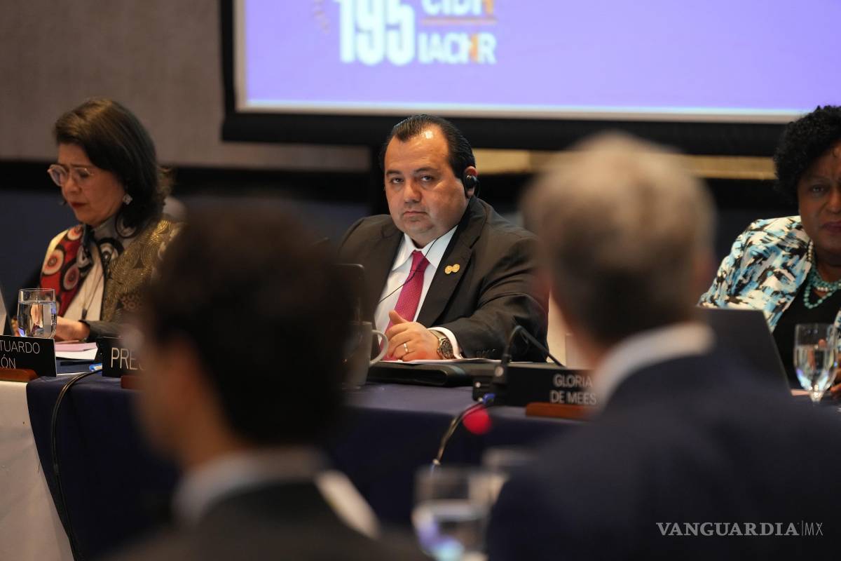 $!Edgar Stuardo Ralon, comisionado de la Comisión Interamericana de Derechos Humanos, preside una audiencia sobre los ataques de EU a embarcaciones.