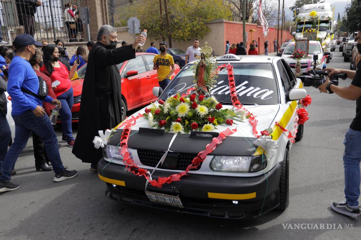 $!Peregrinación de Transportsitas en el Santuario de la virgen, como parte de los festejos por la celebración del 12 de diciembre.