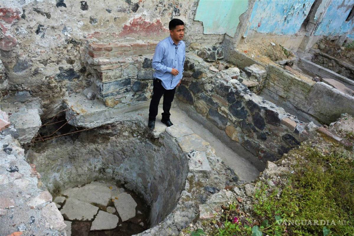 $!Descubren un temazcal prehispánico en el centro de la Ciudad de México