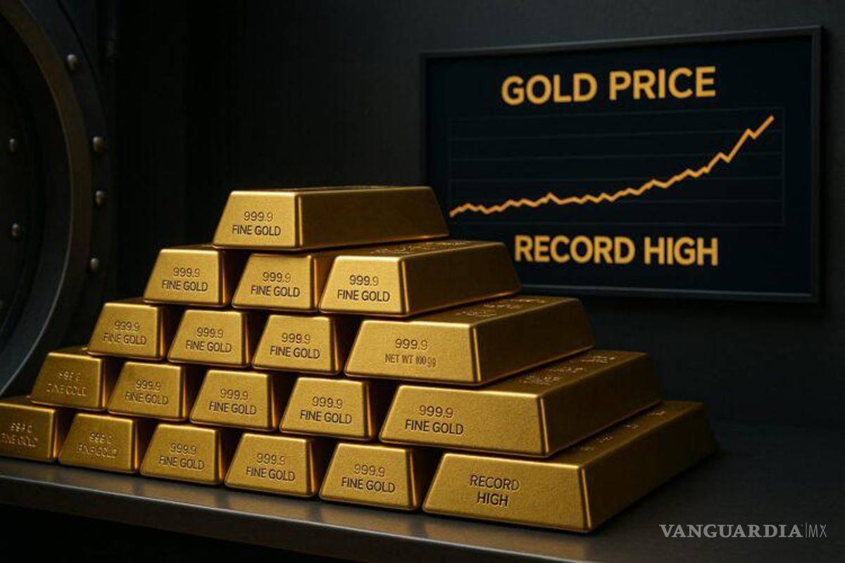 Oro supera los 3 mil 800 dólares ante inminente cierre del Gobierno de EU