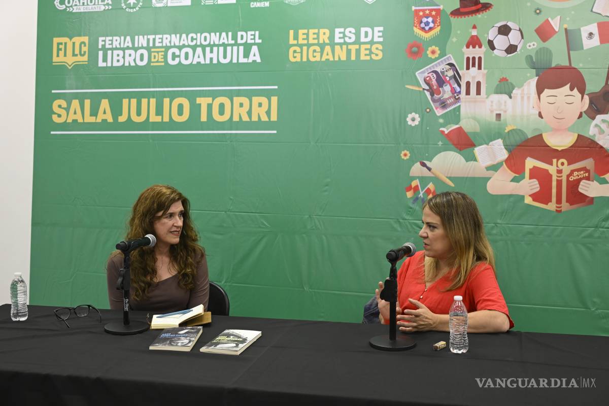 $!Aroa Moreno Duran habla sobre ‘Genealogía y literatura’ en la FIL Coahuila