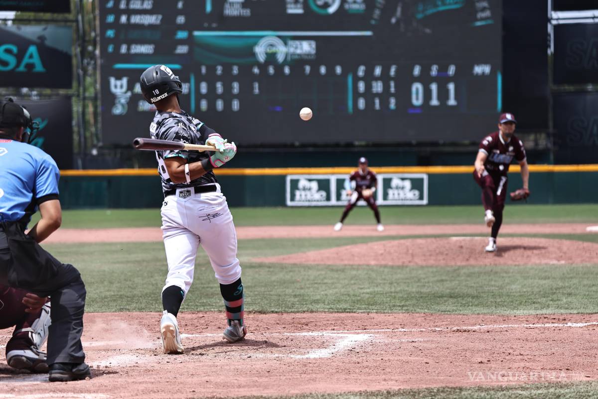 $!Los Algodoneros de Unión Laguna aseguraron la serie en Saltillo tras imponerse 14-4 a los Saraperos en el Estadio Francisco I. Madero.