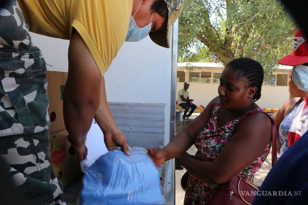 Banco Internacional de Alimentos lleva apoyos para migrantes en Acuña