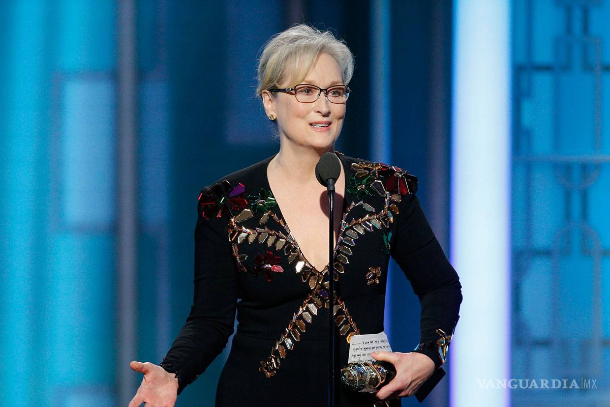 Meryl Streep lanza mensaje contra Trump en los Globos de Oro