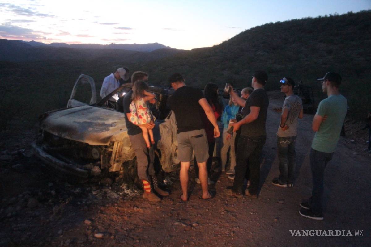 $!Dolorosas imágenes de la masacre de la familia LeBarón