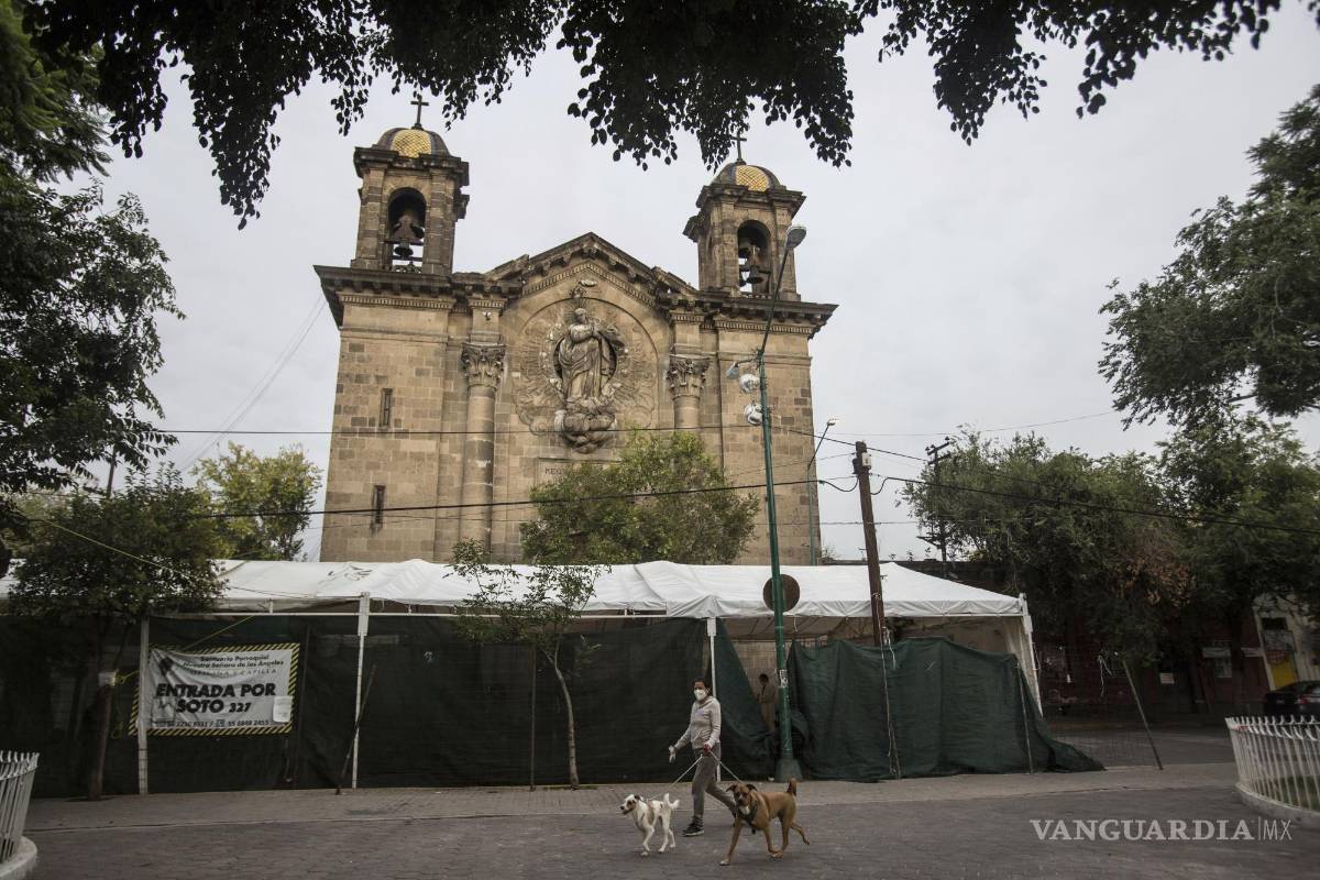 $!La iglesia Santuario Parroquial de Nuestra Señora de los Ángeles, en Guerrero, Ciudad de México.
