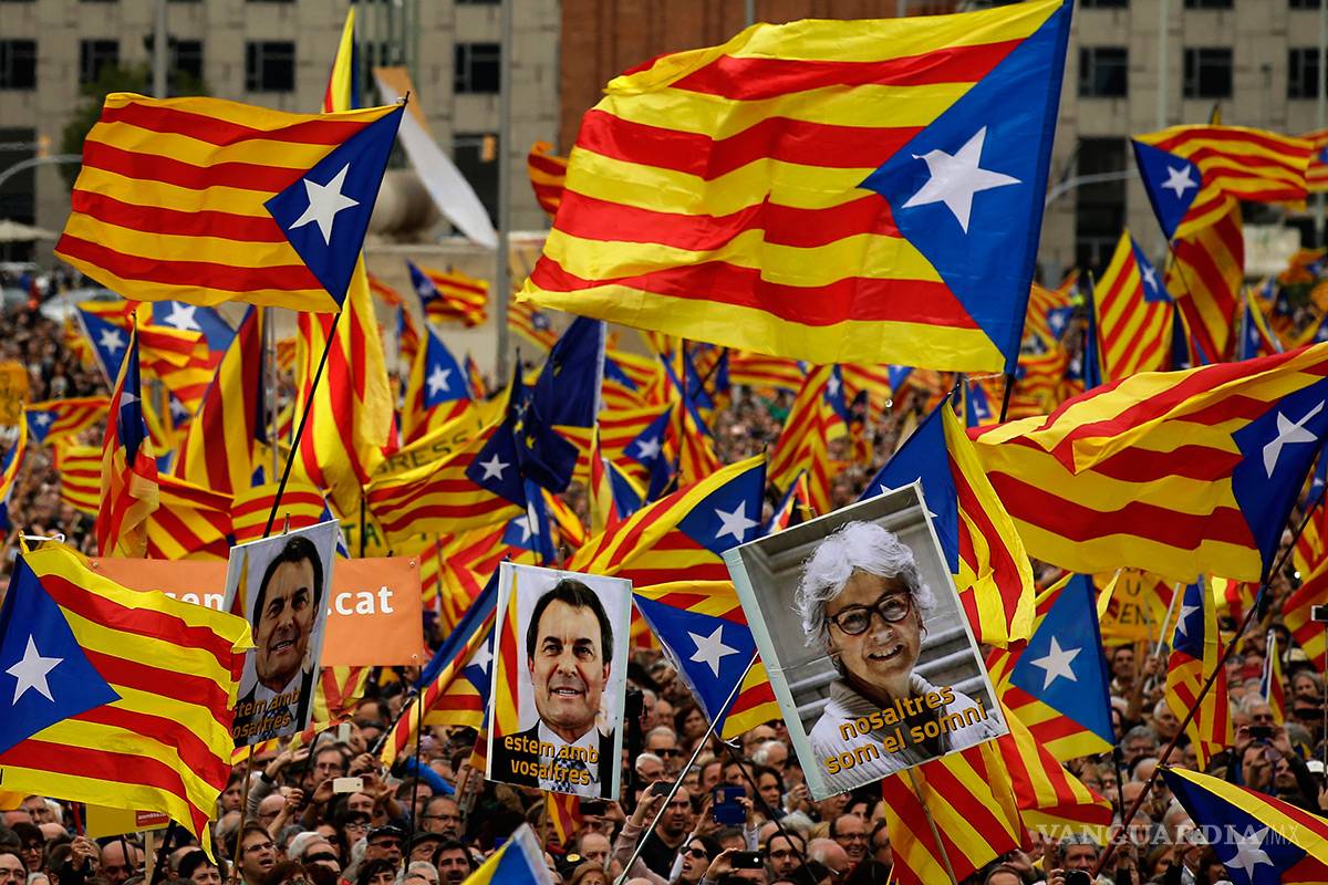 A la calle separatistas catalanes