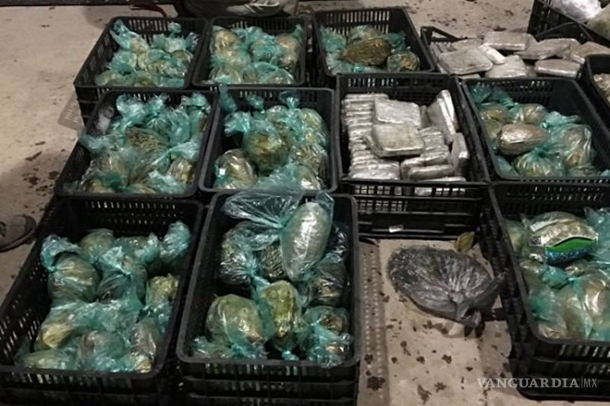 Aseguran más de 400 kilos de mariguana en cruce fronterizo