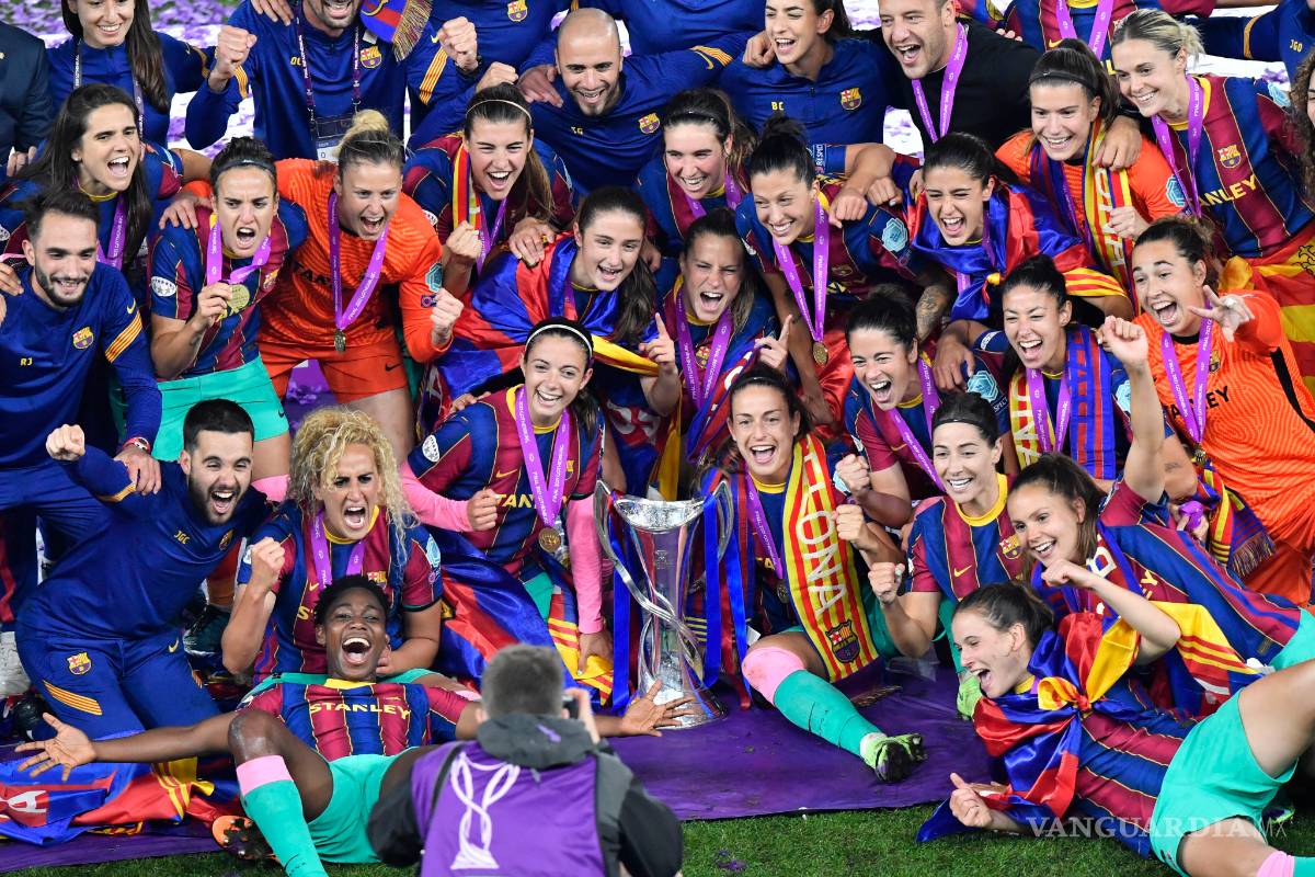 Barcelona se proclama campeón femenil de la Champions League, golea a Chelsea