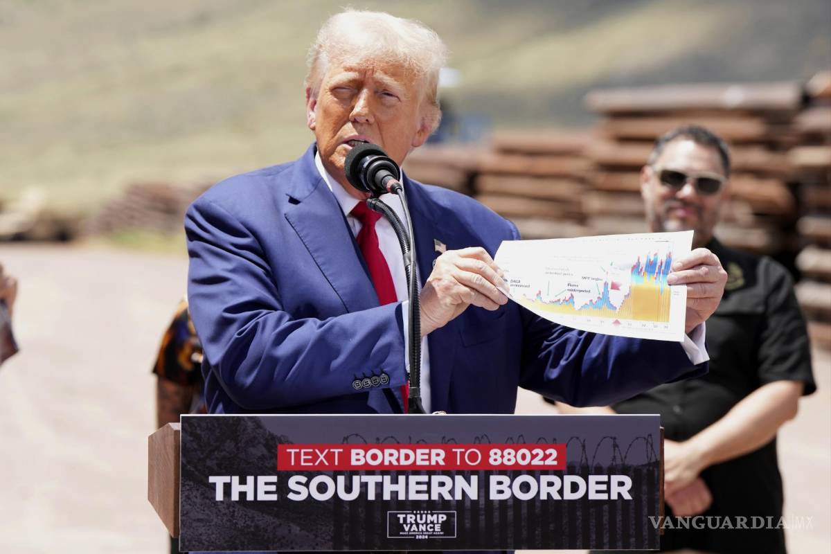 $!Donald Trump ha mantenido su postura crítica sobre México y la relación comercial con Estados Unidos.