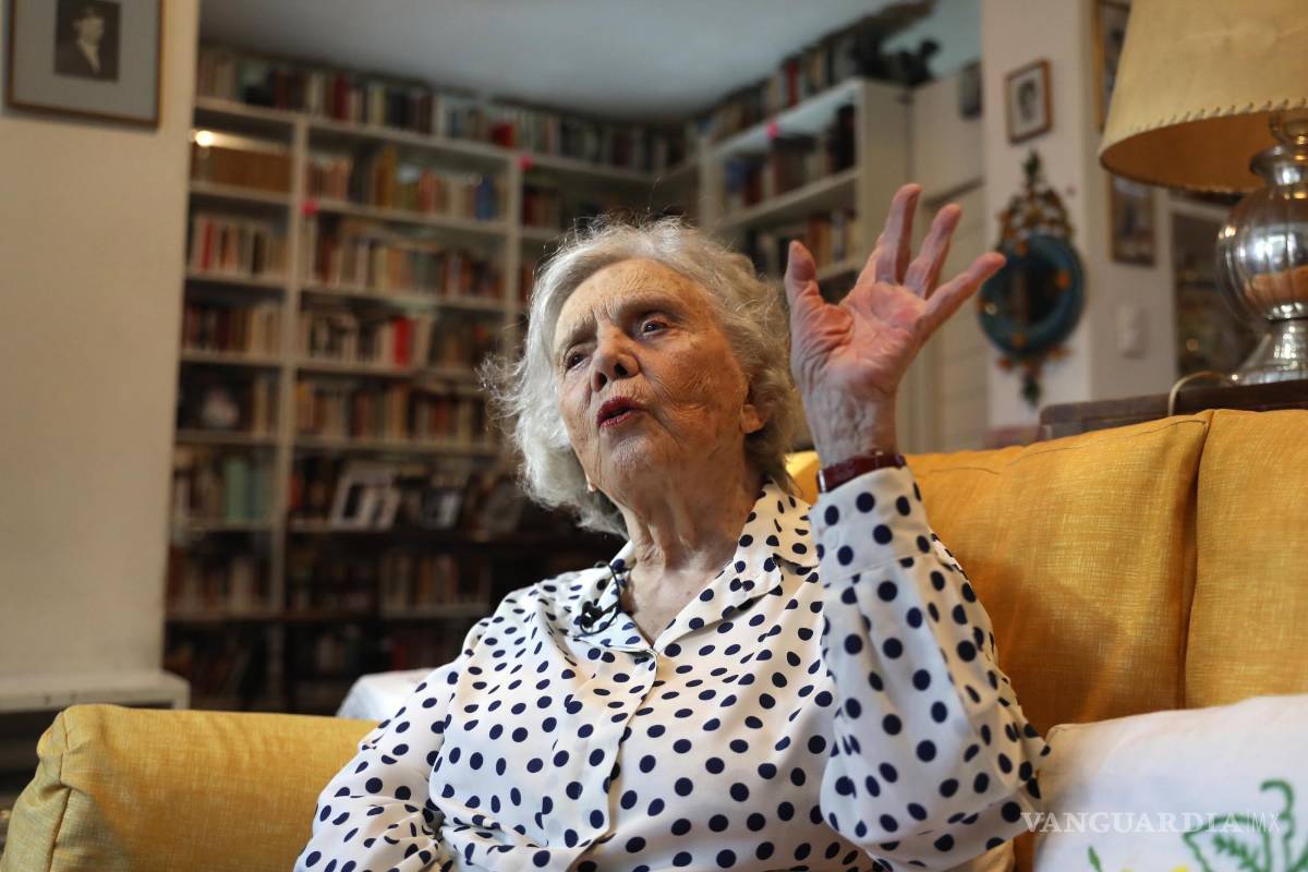 En opinión de Elena Poniatowska, “escribir es alejar la muerte”