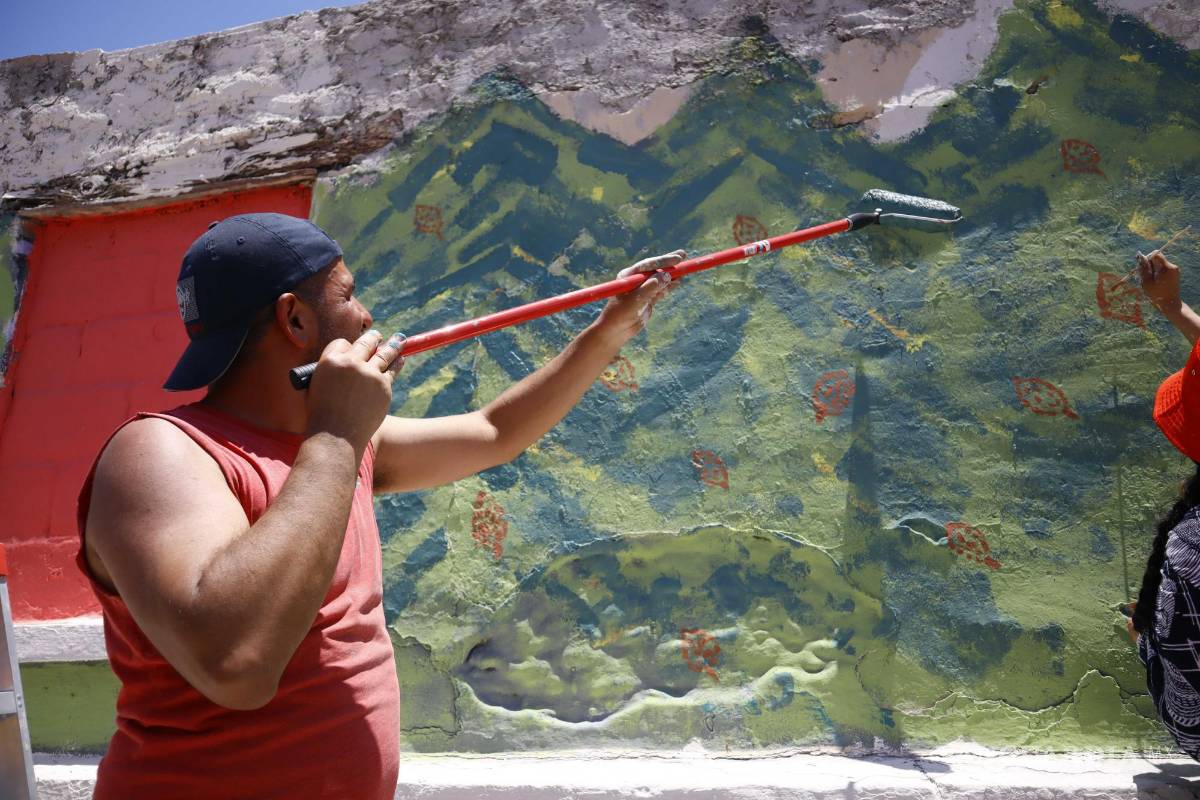 $!Yo Soy Zapalinamé dio vida al mural para concientizar sobre los incendios.