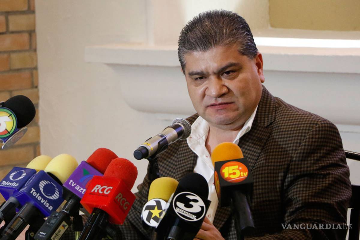 Miguel Riquelme reforzará seguridad en Coahuila; anuncia renegociación de deuda