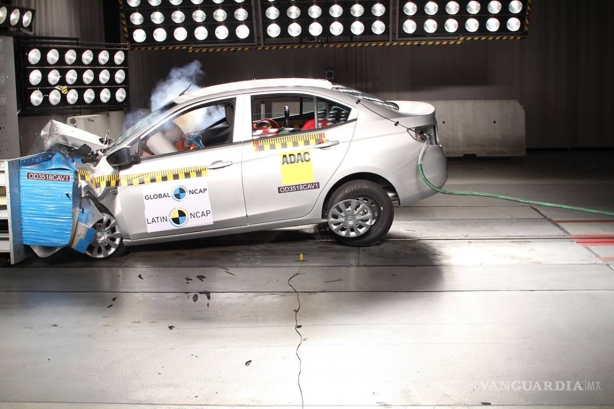 Chevrolet Aveo mejora calificación de seguridad, a tres estrellas
