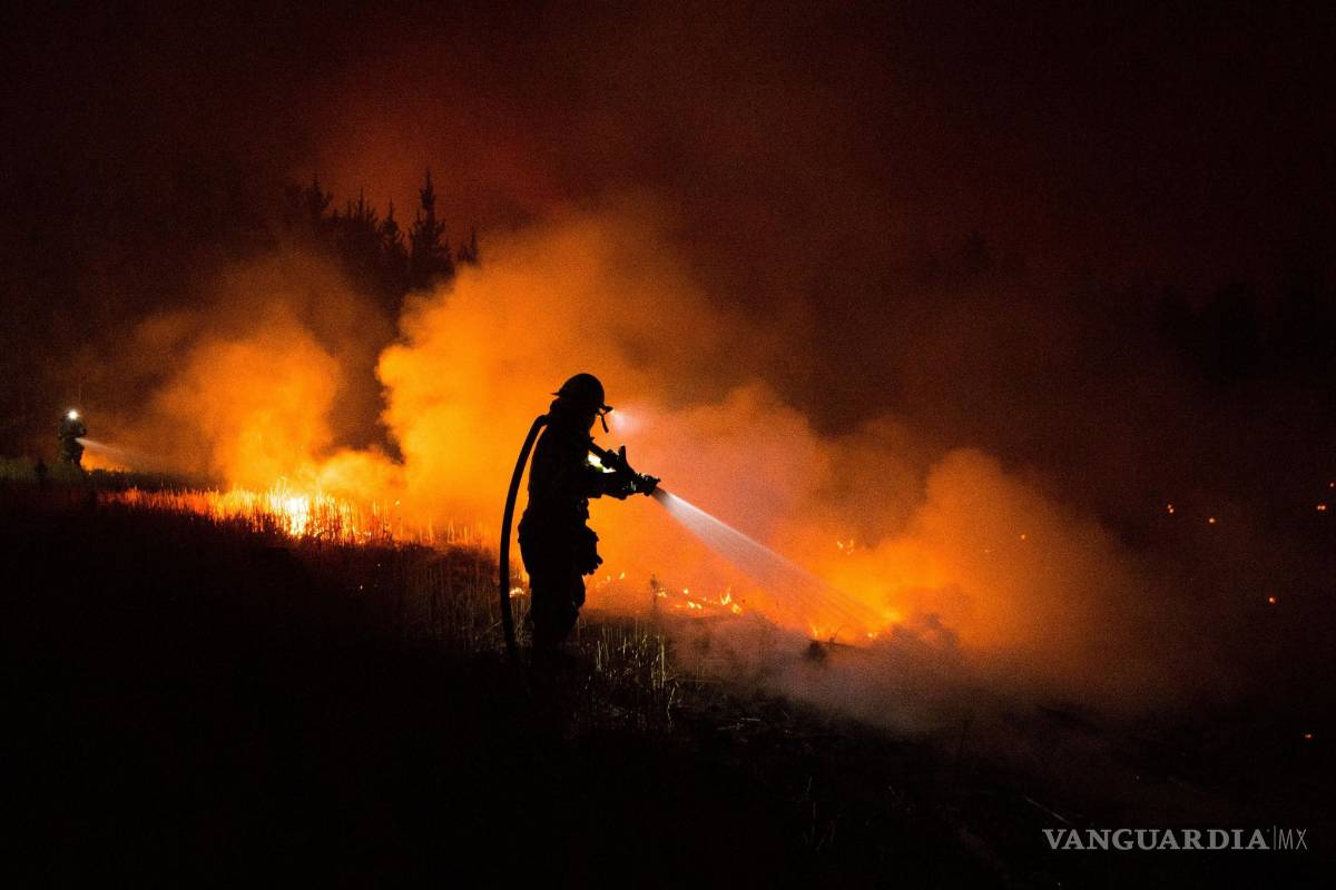 $!¡Arde Chile!, 40 incendios forestales se mantienen activos