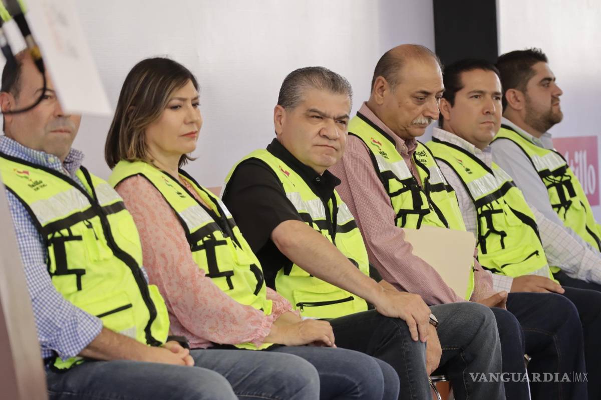 $!Riquelme Solís subrayó que la transformación en infraestructura e imagen de Saltillo, es resultado del trabajo en quipo entre el Gobierno Municipal y del Estado.