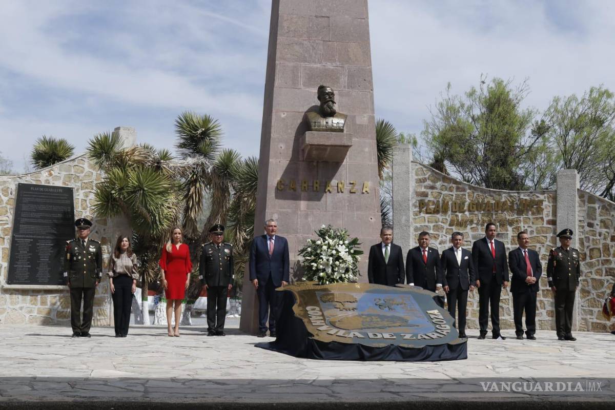 $!Autoridades de los tres órdenes de Gobierno participaron en la celebración de un aniversario más del Plan de Guadalupe.