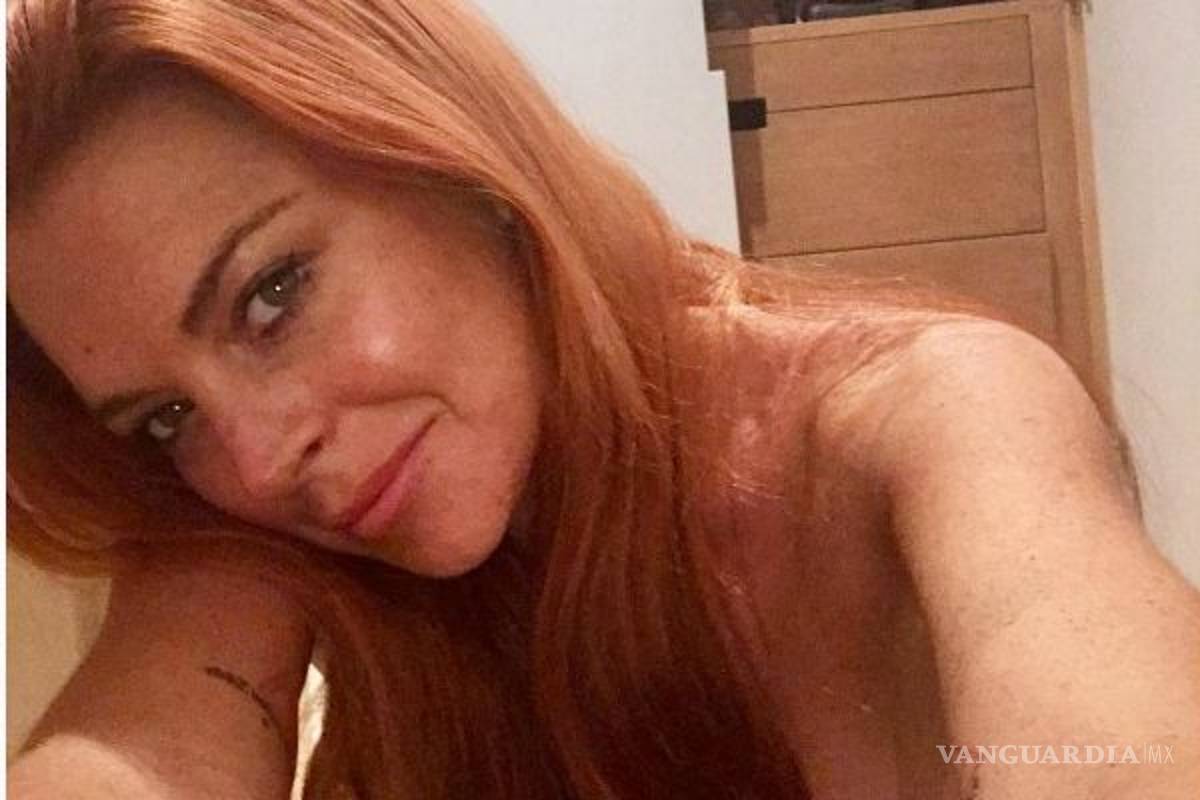 Lindsay Lohan publica foto desnuda y dice “analiza tu futuro y mira tus arrugas”