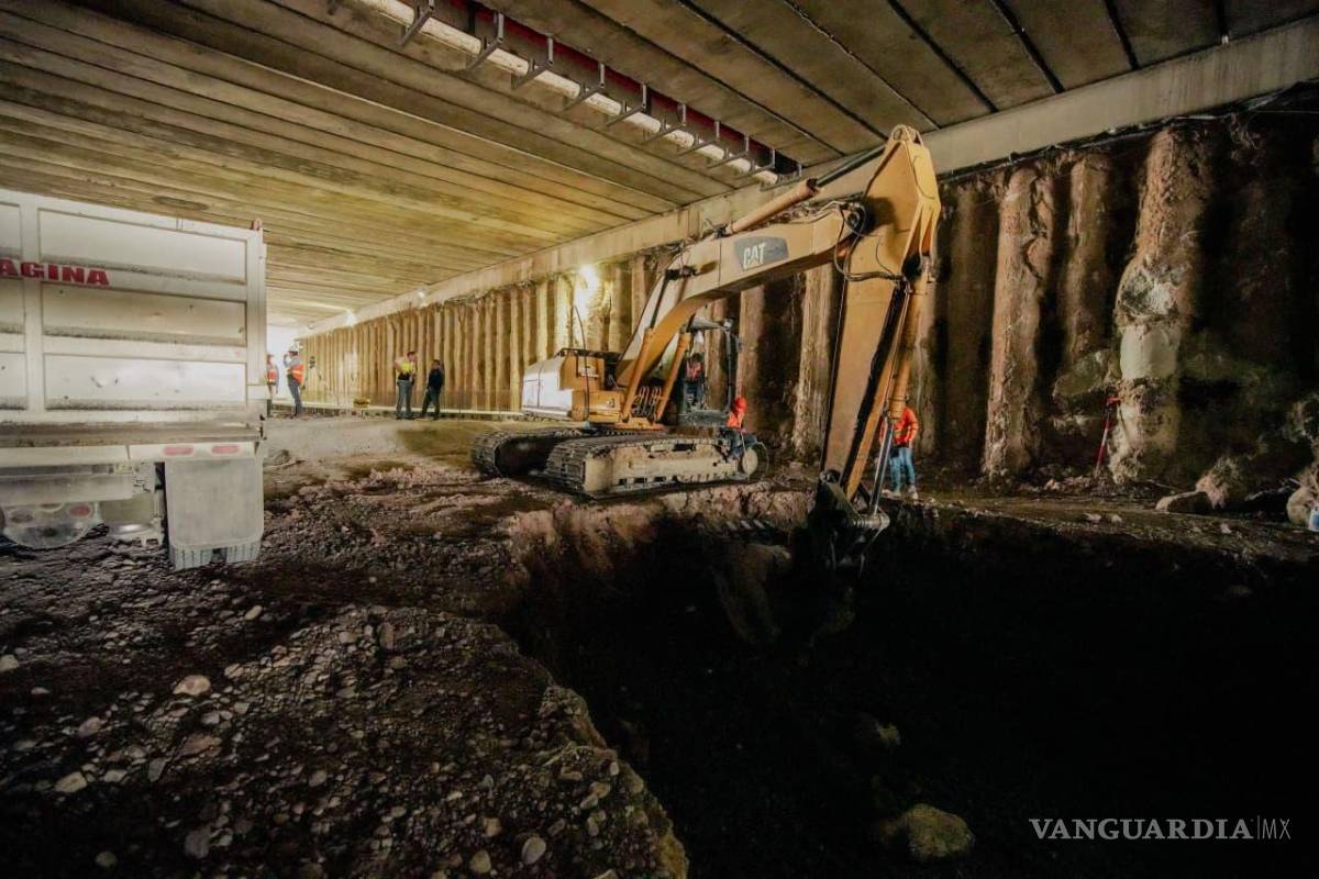 $!Trabajos subterráneos avanzan en el sistema de captación y desagüe de agua pluvial.