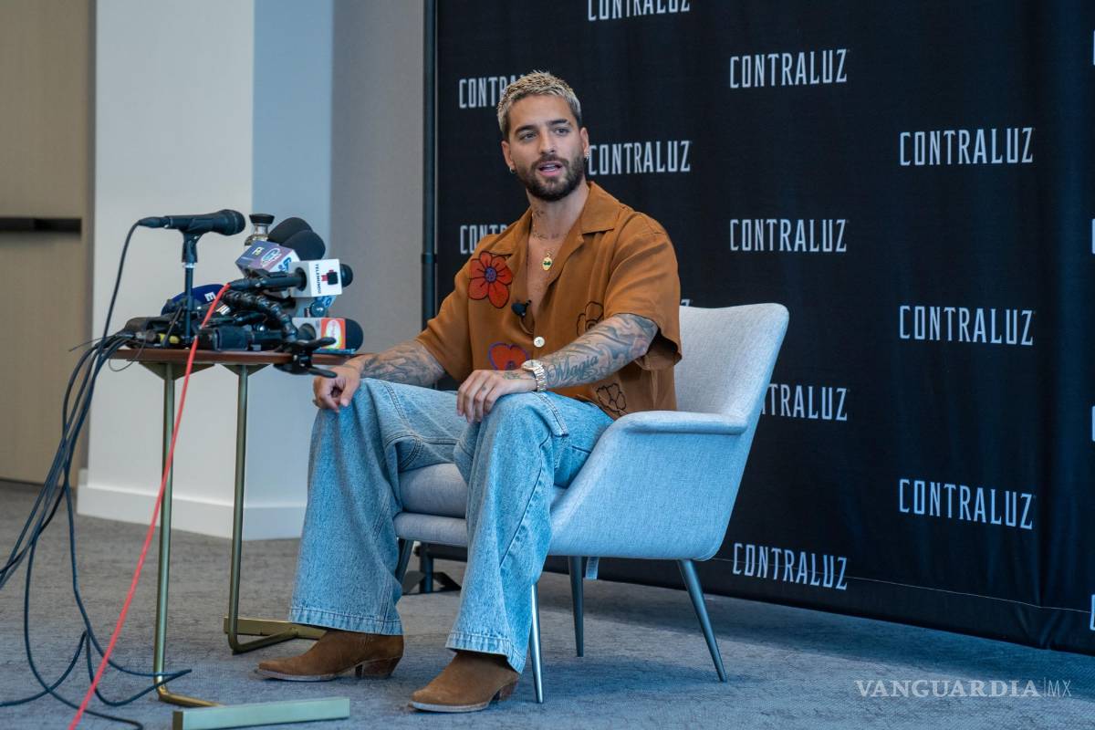 $!El cantante colombiano Maluma presenta su marca propia de mezcal durante una rueda de prensa en Manhattan, Nueva York (Estados Unidos).