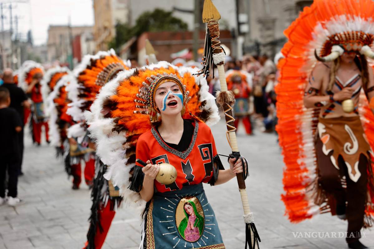 $!La Matlachinada vuelve a revestir de tradición y devoción a Saltillo