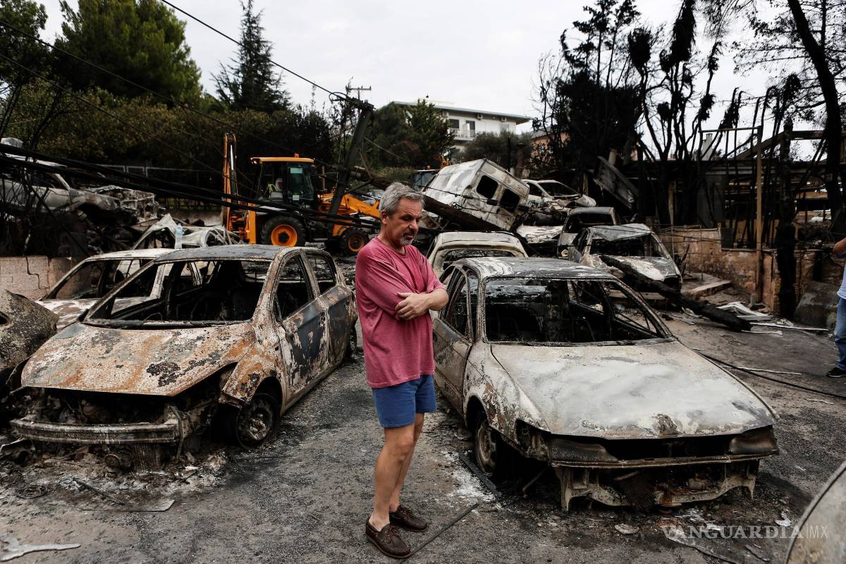 $!74 muertos en incendios forestales en Grecia (fotos)