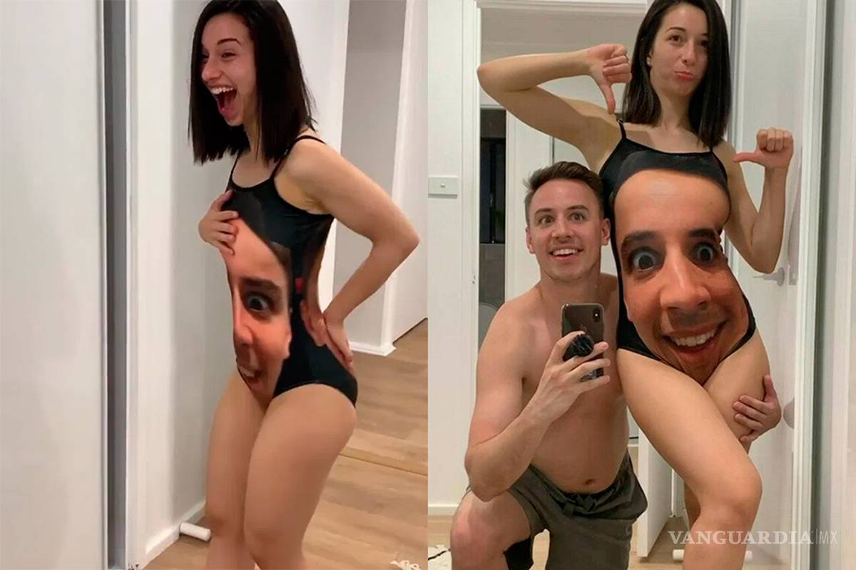Le regala traje de baño con su cara a su novia y lo tachan de celoso