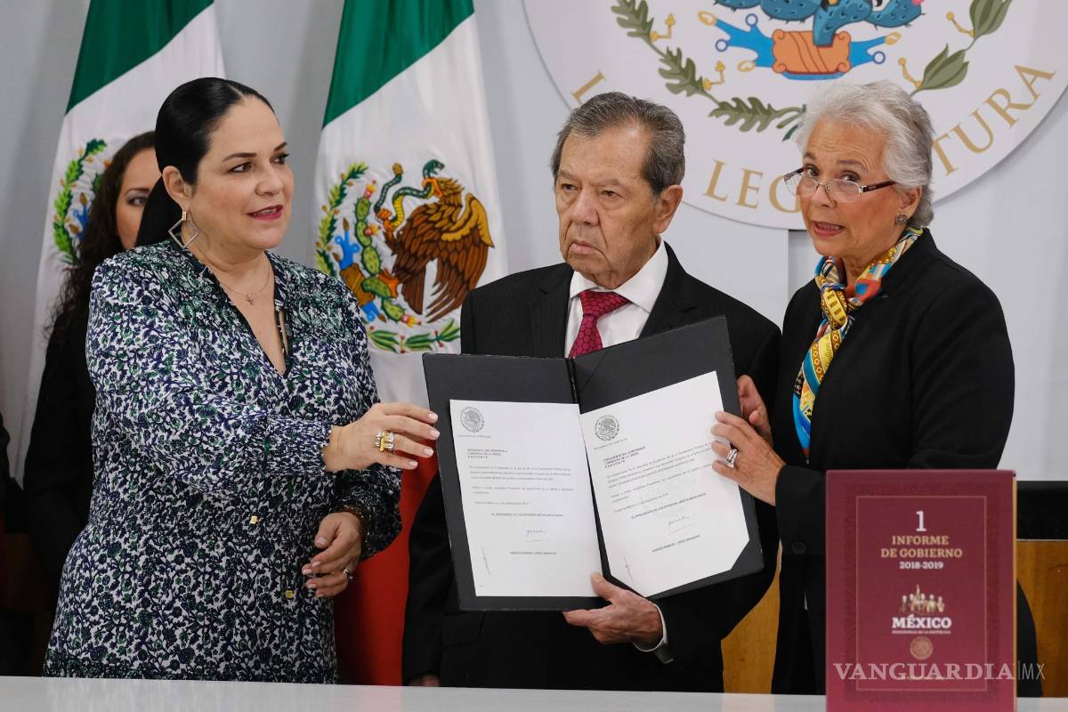 Muñoz Ledo recibe protestas con humor: ‘Yo sólo voy a gobernar 25 años’