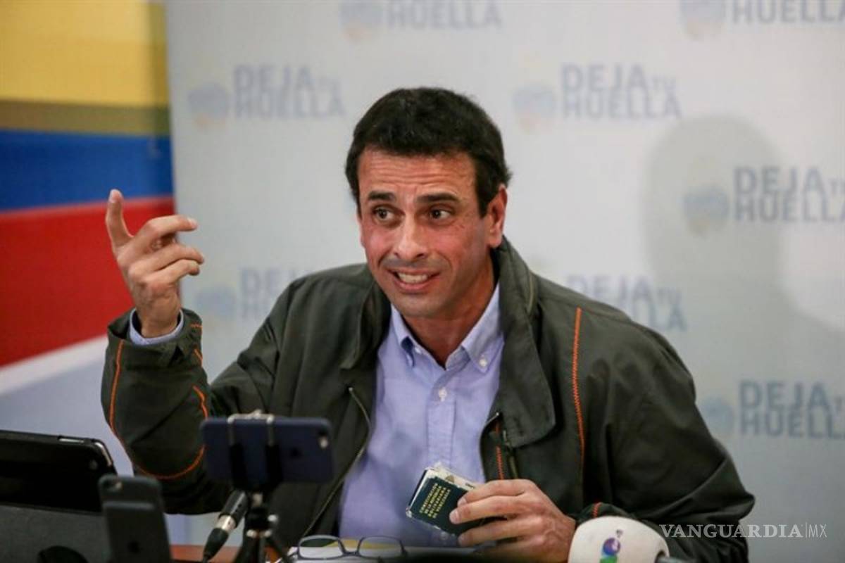 Los venezolanos quiere revocar a Maduro: Capriles