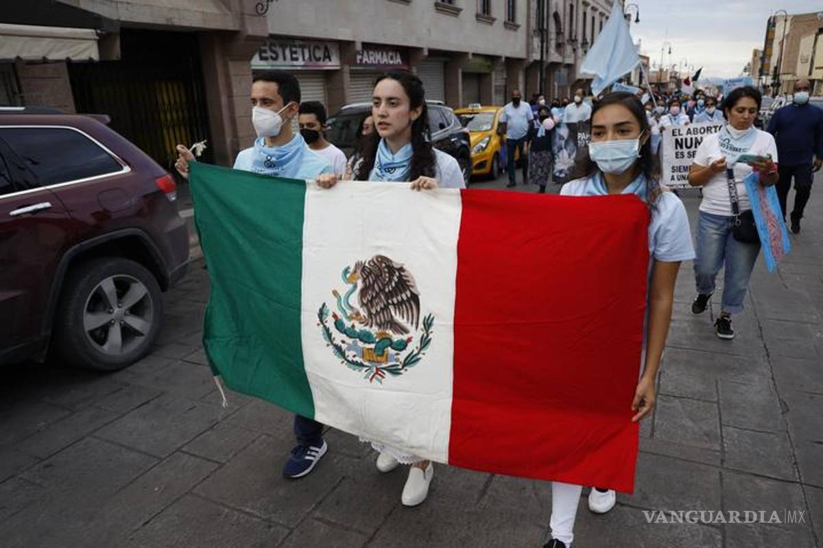 Realizan marcha “provida” en Saltillo