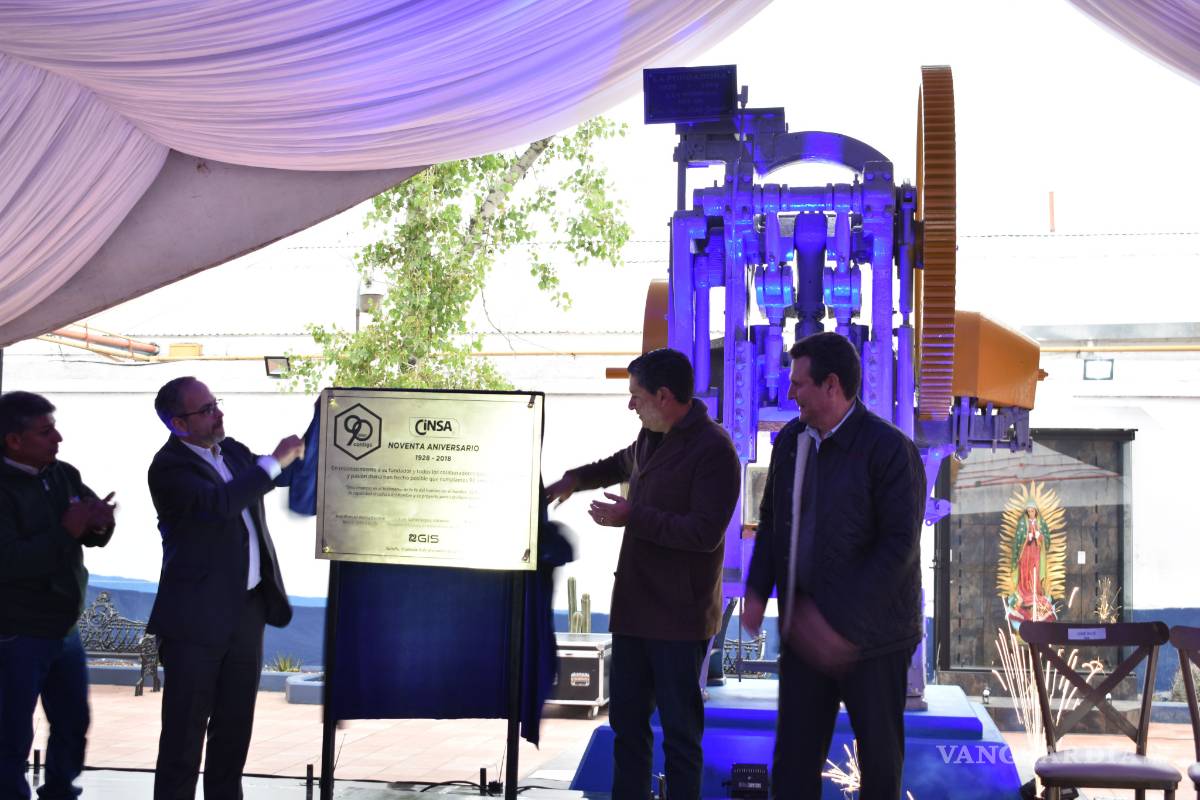 En Saltillo celebra Cinsa su 90 aniversario, compañía fundada por don Isidro López Zertuche