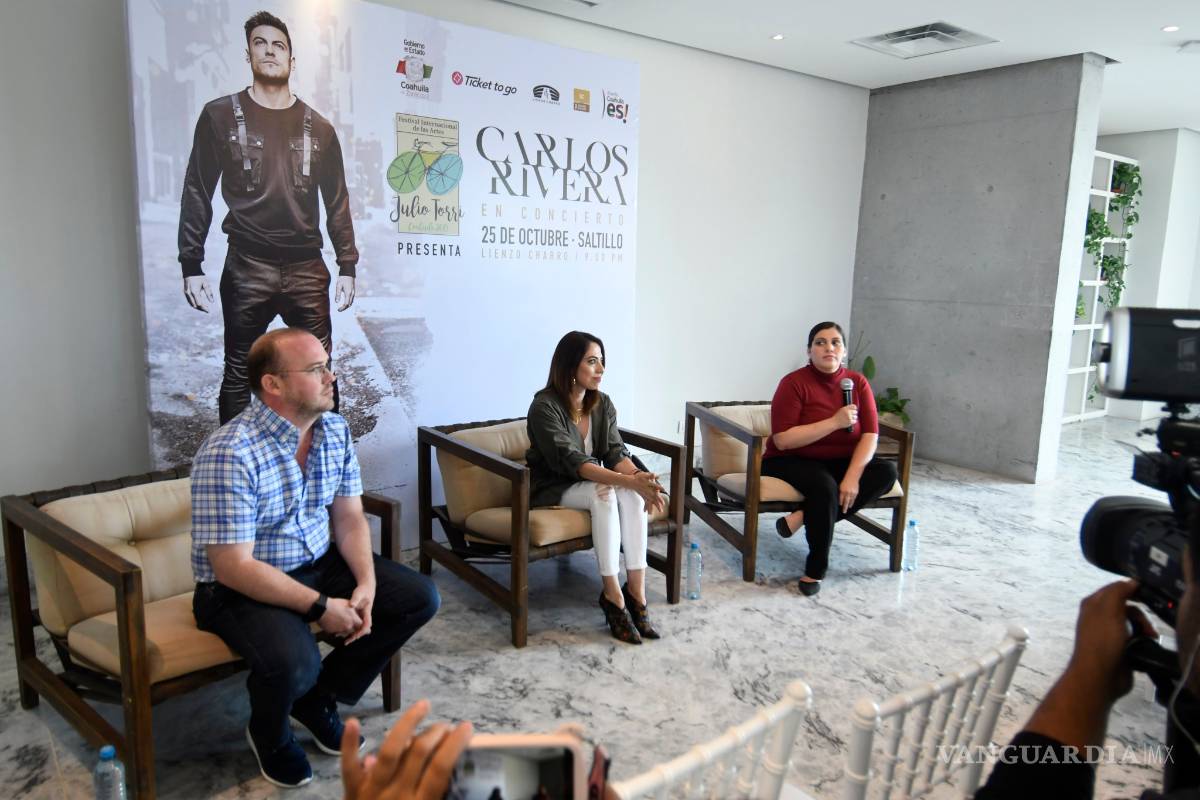 $!El FIAJT traerá su voz: Carlos Rivera en Saltillo
