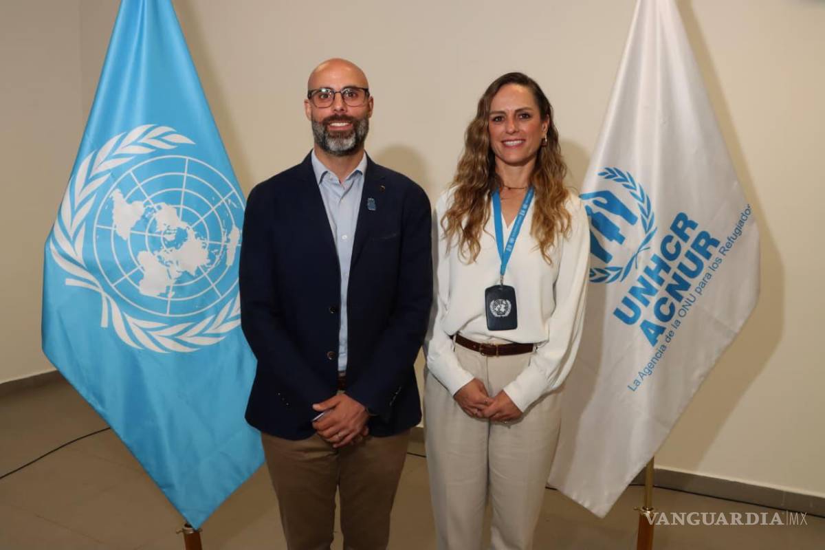 $!Benjamín de Barros, representante de ACNUR en el norte de México, destacó que Coahuila ofrece oportunidades laborales para refugiados.
