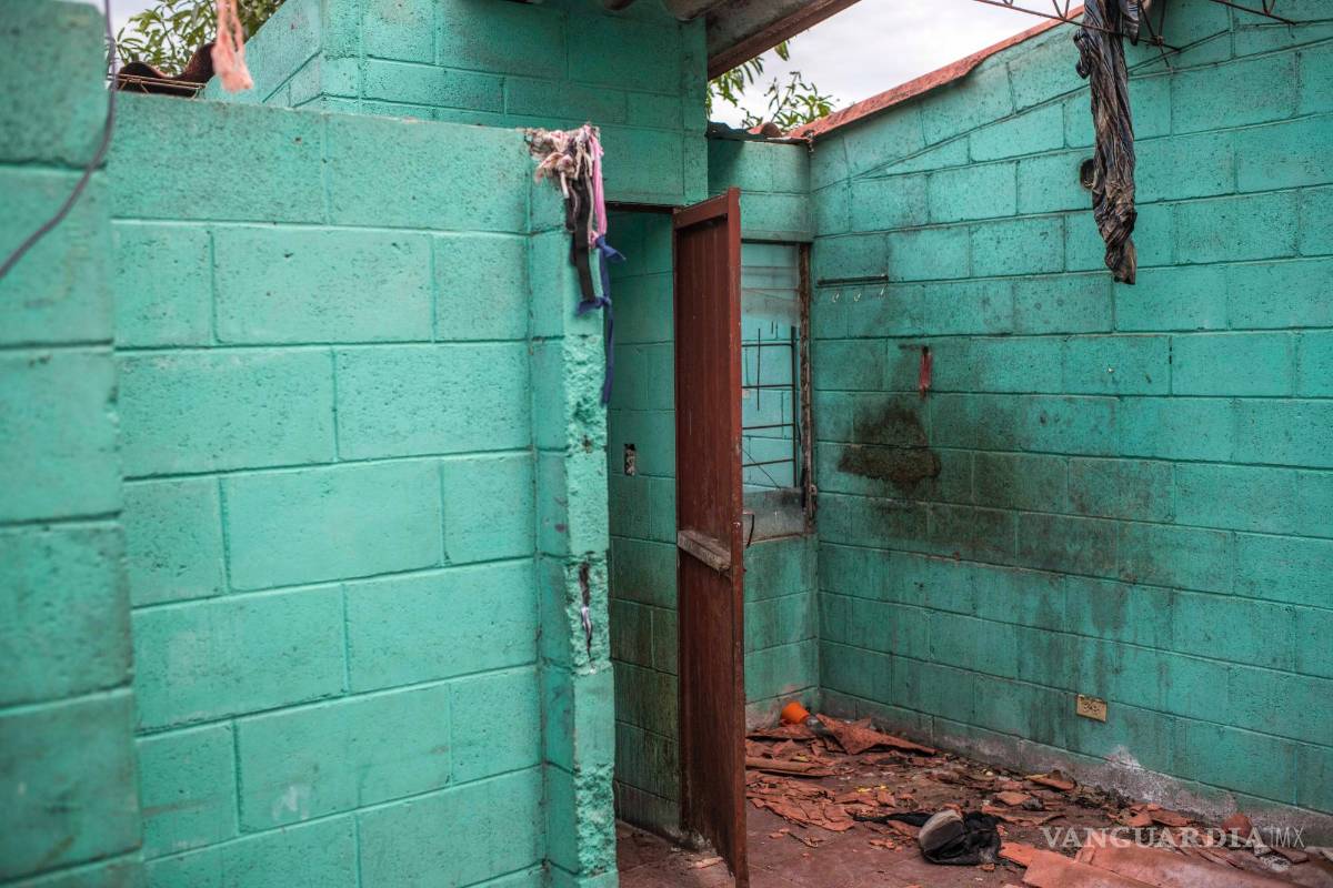 $!Una casa abandonada previamente ocupada por pandilleros antes de ser arrestados, en San Salvador, El Salvador.