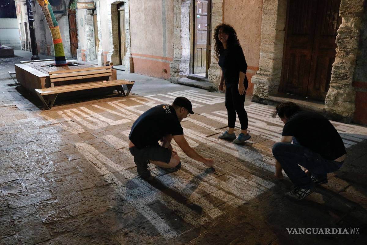 $!"Volveremos a abrazarnos": una invitación a la paciencia en días de confinamiento, desde el Centro Histórico de Saltillo
