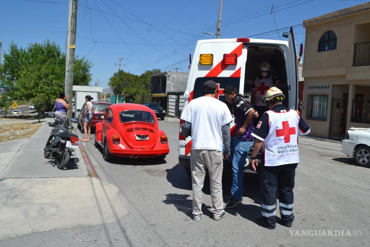 Conductor embiste a motociclista en Saltillo
