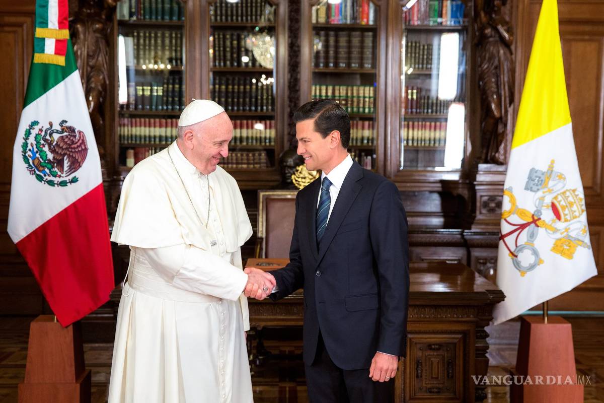 Felicita Peña Nieto al papa Francisco por su cumpleaños