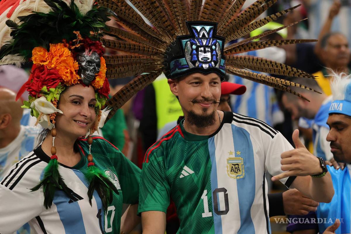 $!Los colores celeste, verde, blanco y rojo hacen lucir el estadio de Doha.