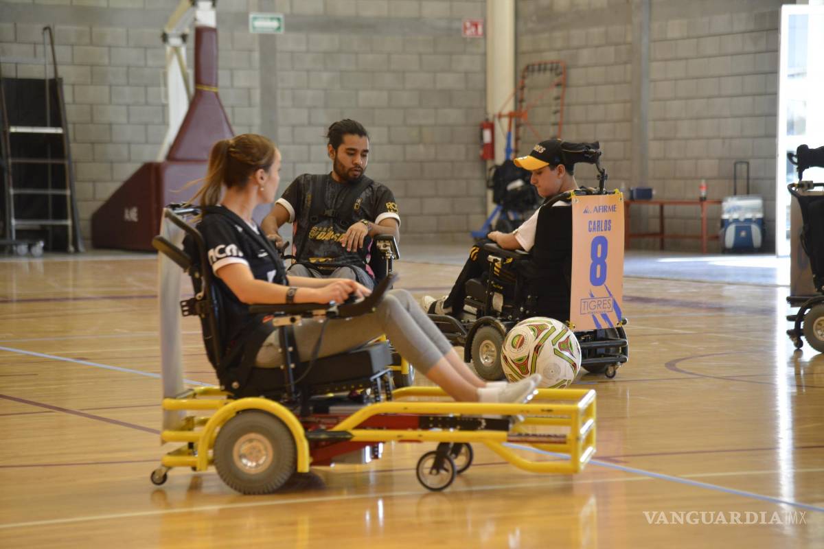 ¡Arrancan con todo el ‘power’! Saltillo FC recibió a Tigres en futbol de silla de ruedas