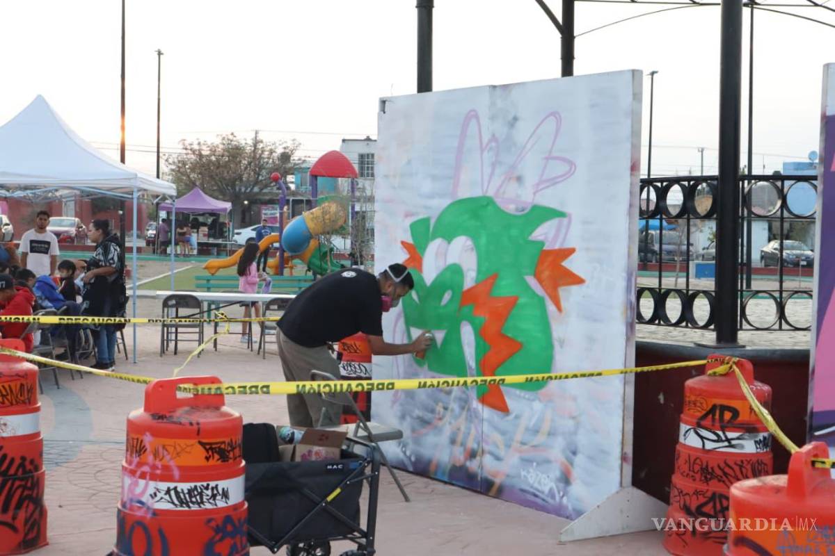 Saltillo: Disfrutan en Mirasierra del arte urbano con ‘La Ruta Más Creativa’