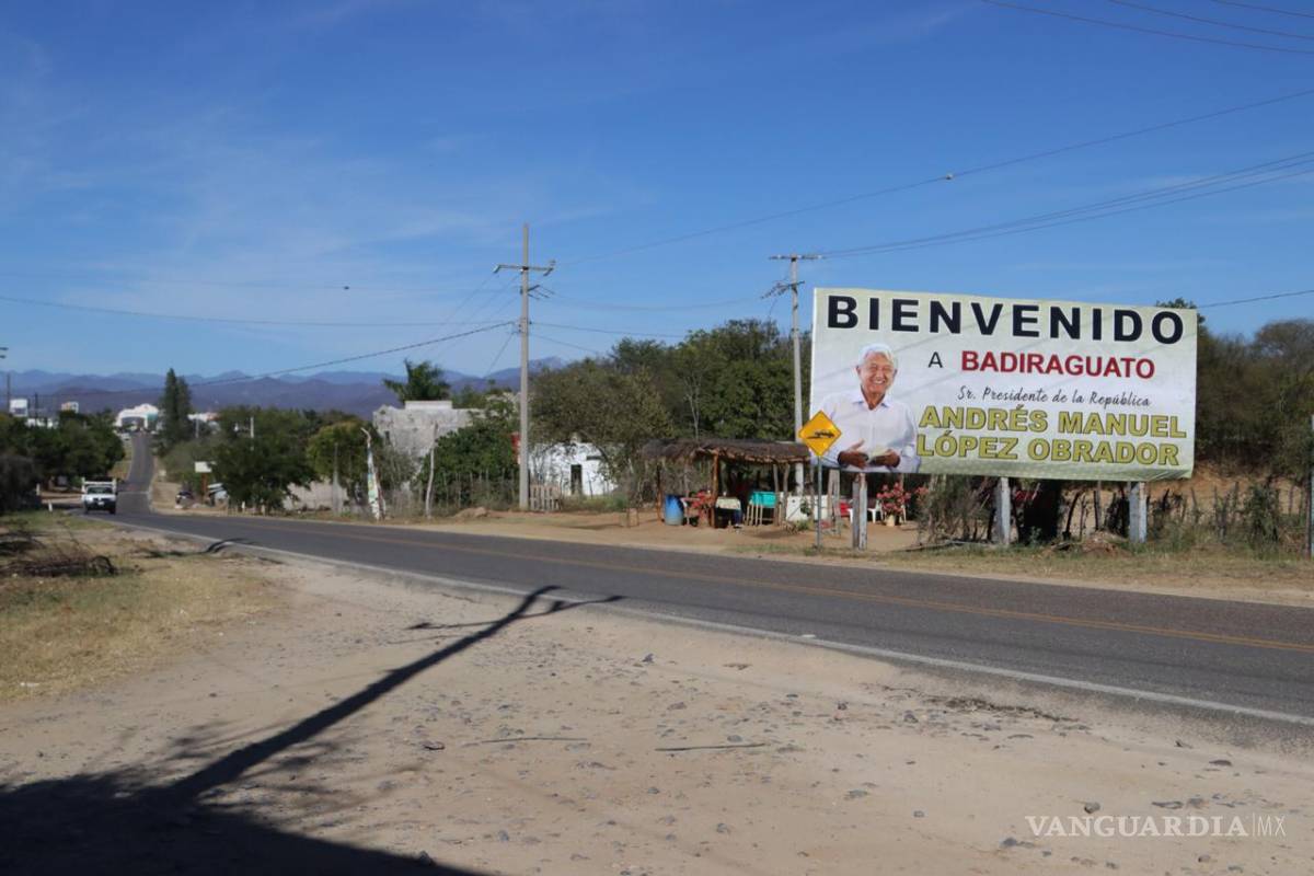 AMLO anuncia más obras en Badiraguato, tierra de "El Chapo" Guzmán