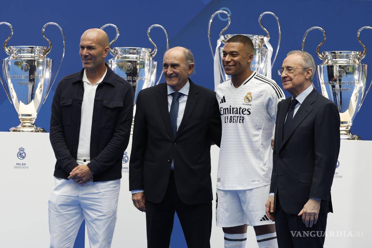 $!Mbappé fue presentado hoy en el Santiago Bernabeu como nuevo jugador del Real Madrid.