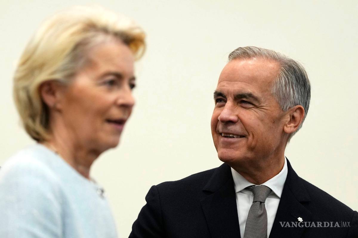 $!El primer ministro canadiense, Mark Carney, y la presidenta de la Comisión Europea, Ursula von der Leyen llegan a la sede de la ONU.
