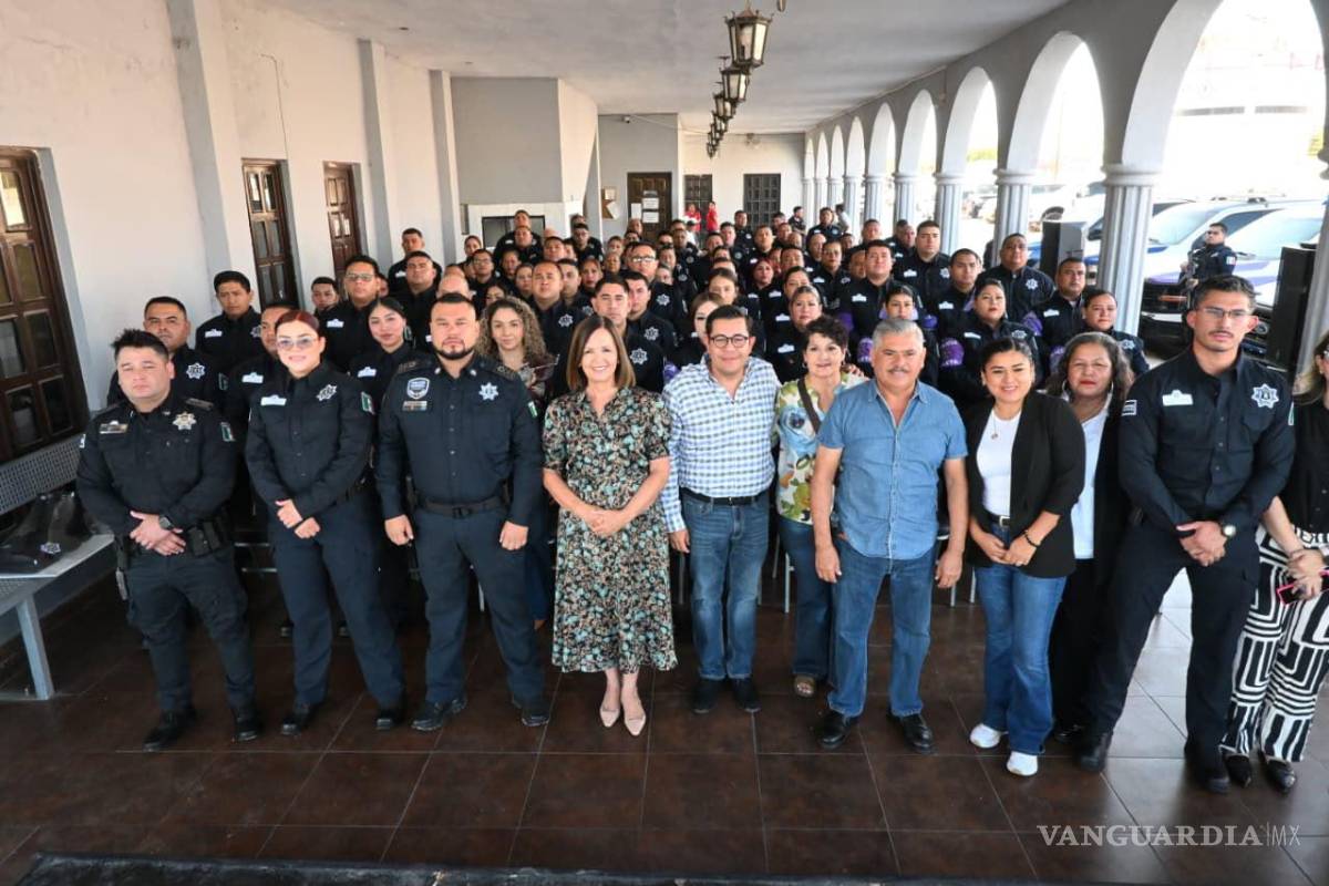 $!La corporación recibió nuevo equipamiento como parte de las acciones para fortalecer la seguridad en Frontera.