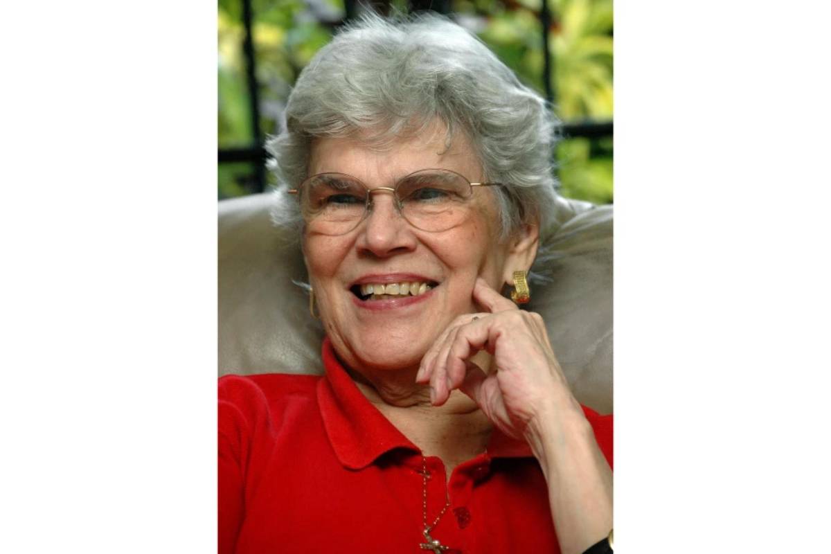 $!La expresidenta de Nicaragua Violeta Barrios de Chamorro en su casa en Managua, Nicaragua, el jueves 19 de octubre de 2006.