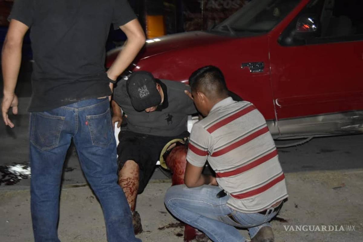 Personas armadas atacan a agentes del GATE de Monclova, Coahuila, en la colonia Praderas