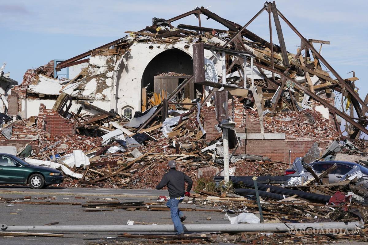 Crece cifra de muertos por tornado en Kentucky a 77 víctimas