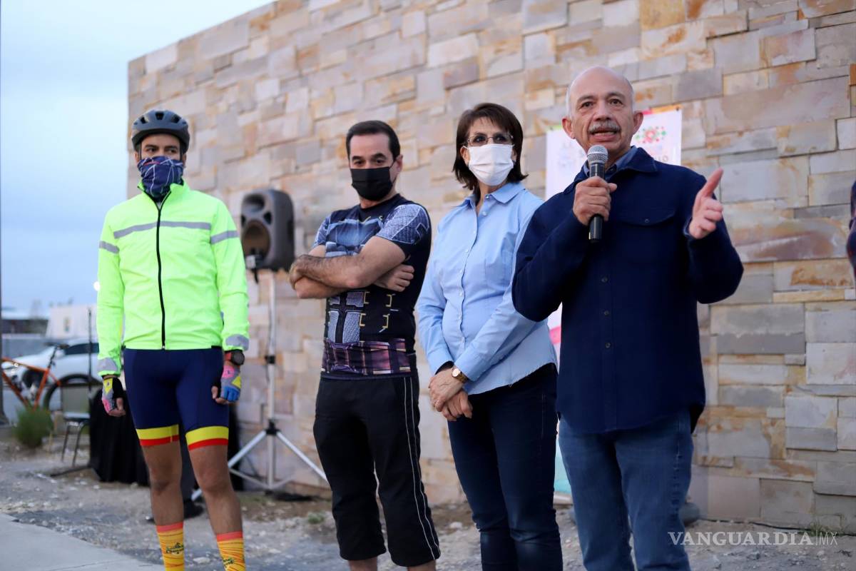 $!Habilitan 21 kilómetros de ciclovía al norte de Saltillo